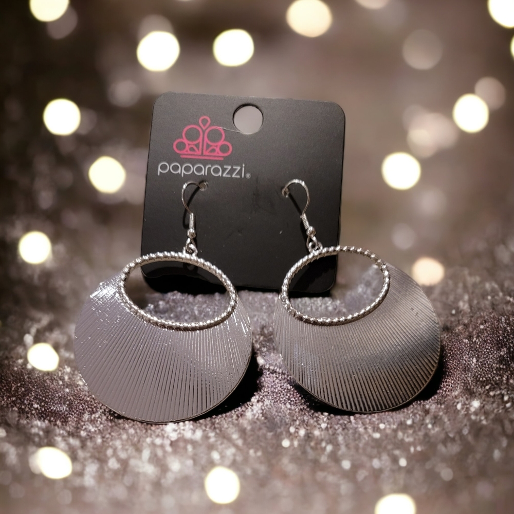 Silver Fishhook Earrings
